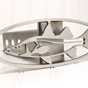 Stainless Snook Hitch Cover