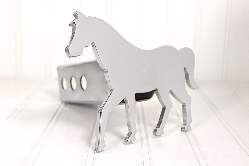 Chrome Show Horse Hitch Cover Free Shipping Etsy