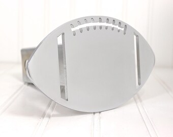 Chrome Football Hitch Cover – Fits 2” Hitch Receiver