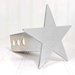 Chrome Five Point Star Hitch Cover, 2&quot;