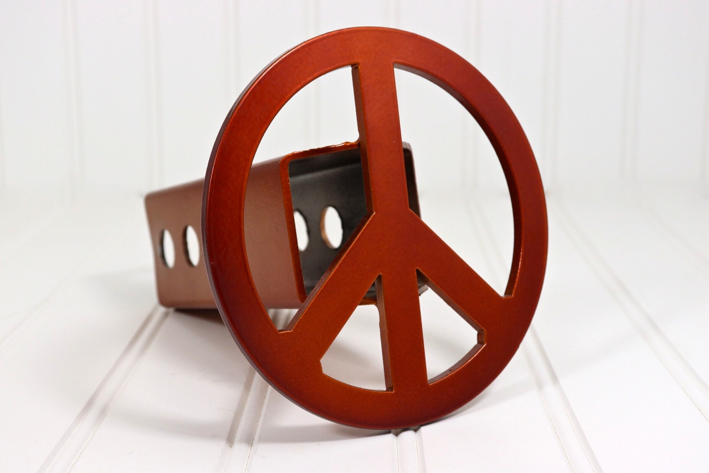 Lollipop Orange Peace Hitch Cover Etsy