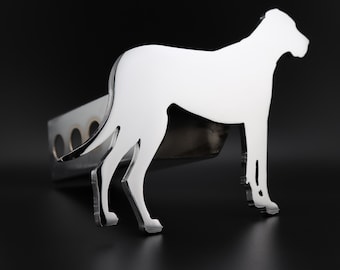 Cubierta de enganche cromada para Great Dane: compatible con receptores de enganche de 2"