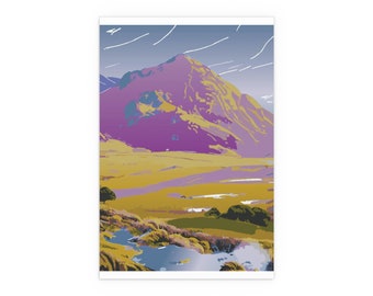 The buckle (illustrated scotland landscape art) Fine Art Posters