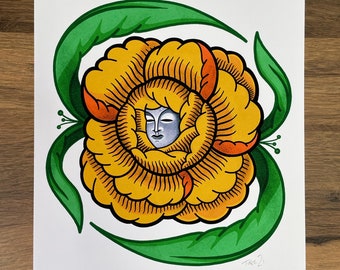 Buda de las Flores A4 / A5 Impresión