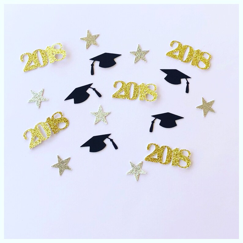 Graduation Confettigrad Confettigraduation Table Etsy