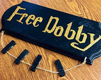 Harry Potter Free Dobby sock hanger