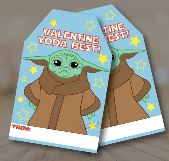 Yoda Valentine's Day Cards Digital Download - Etsy