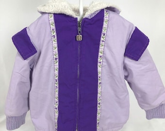lilac winter coat