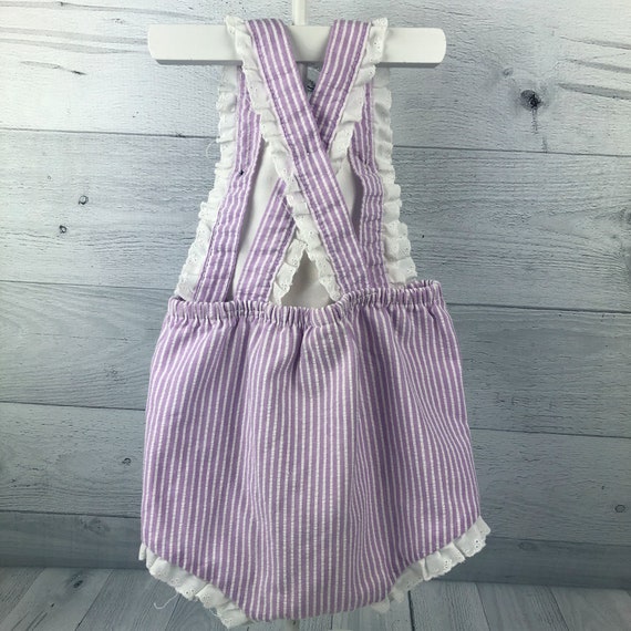 12 Month Vintage 80's Health-tex Romper With Yell… - image 2