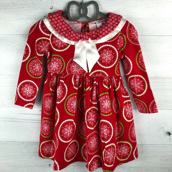 chinese dress ladies Gettin' Western Button Up Long Sleeve Dress Toddler (2T-5T) 3T main image 0