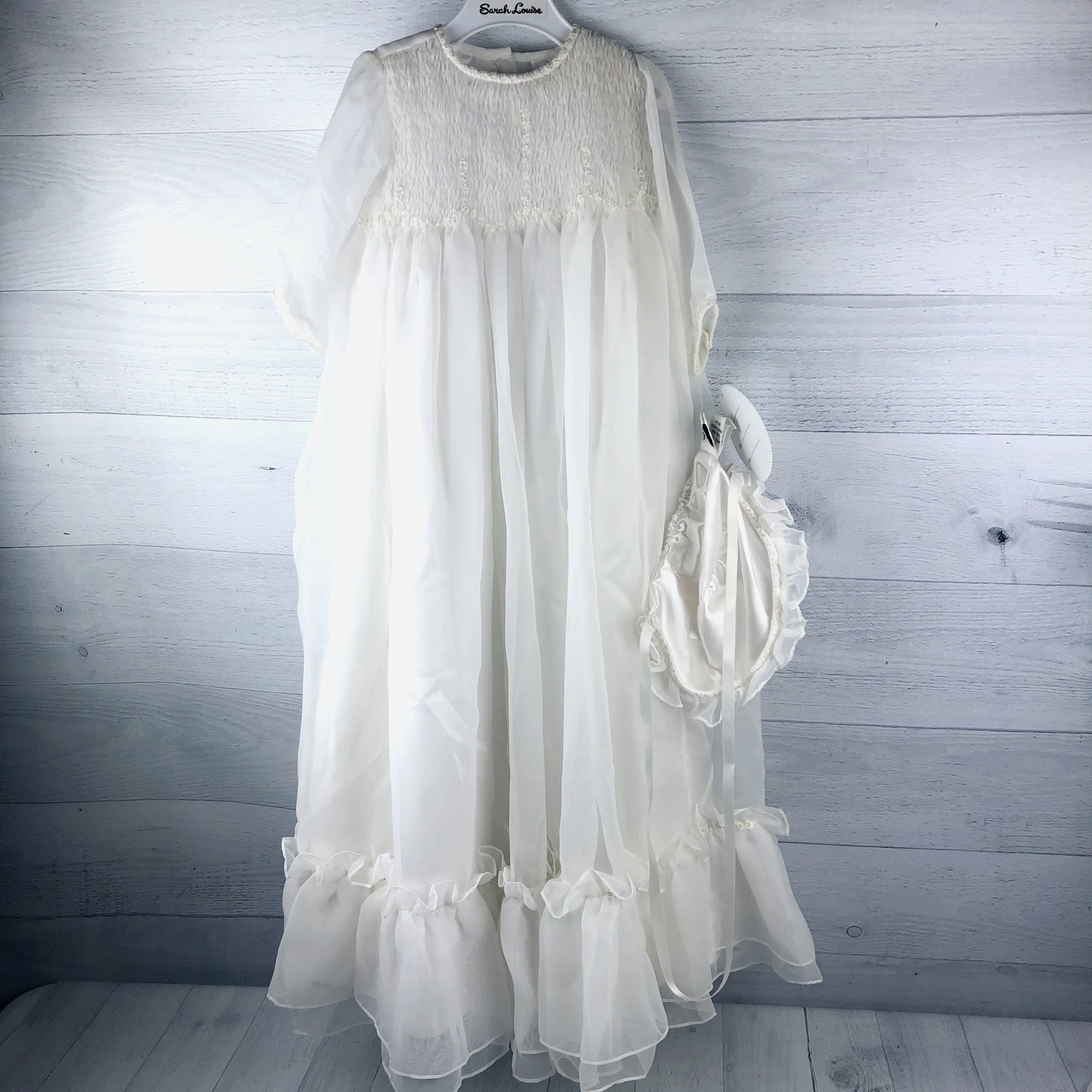 Robe Fleurie Sarah Louise Pour Bébé Fille - Taille 18 Mois, Crème - Neuf Avec étiquettes