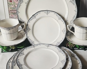 Noritake ADORNMENT Ivory Fine China Collection 5-fach Gedeck für 2