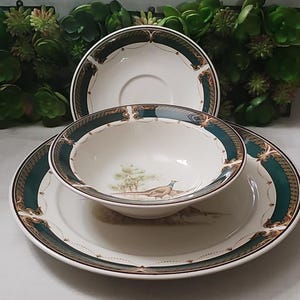 ヴィンテージ ケルトクラフト ノリタケ ウィックロー グリーンダック