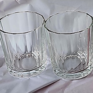 Paar Bormioli ITALY Vintage Style Cooler Trinkglas 16 oz