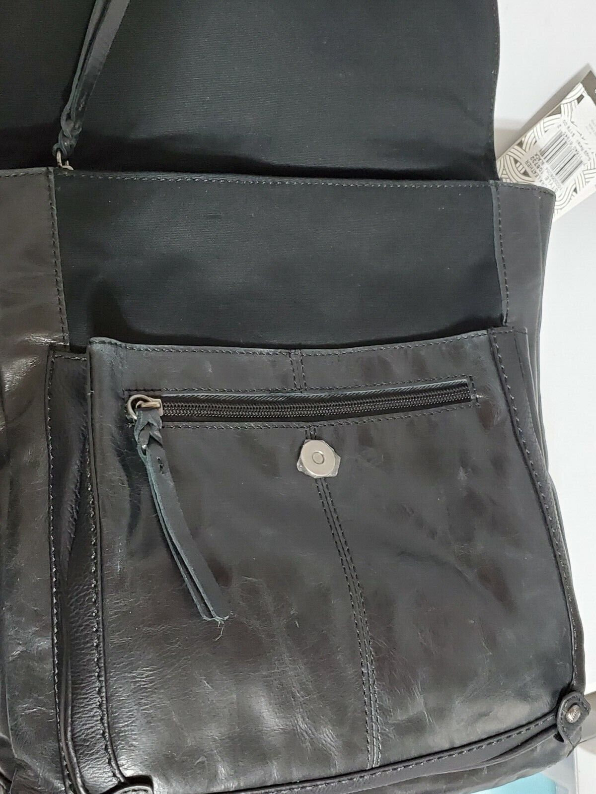 The Sak Ventura II Black LEATHER Convertible Backpack With  display picture 1