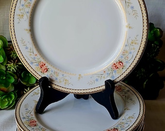 Set 4 Mikasa made in Japan "Windsor" Floral 7" Plate Fine China