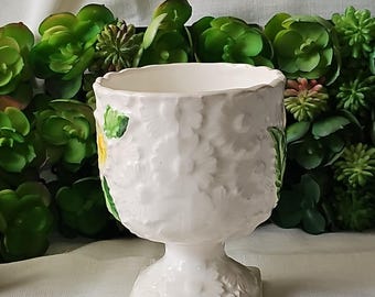 1968 Vintage Rubens Originals Japan Ivory White Embossed