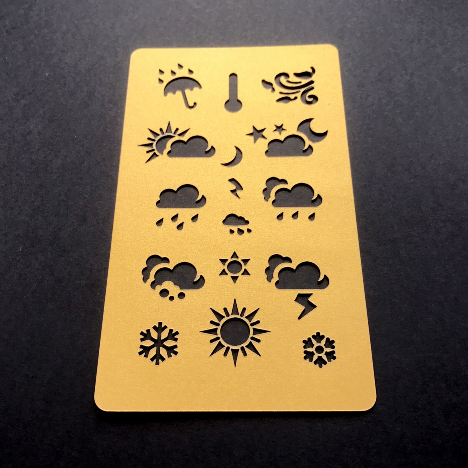 Planner Stencil Bullet Journal Stencil Weather Stencil Etsy