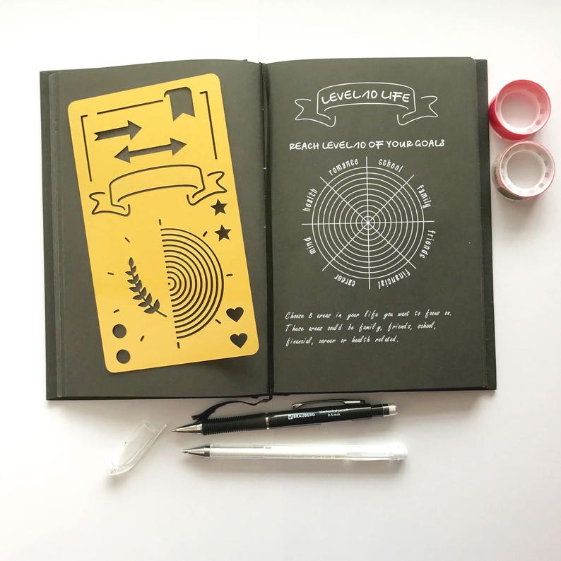 Planer-Schablone Bullet Journal Schablone Kugel ...