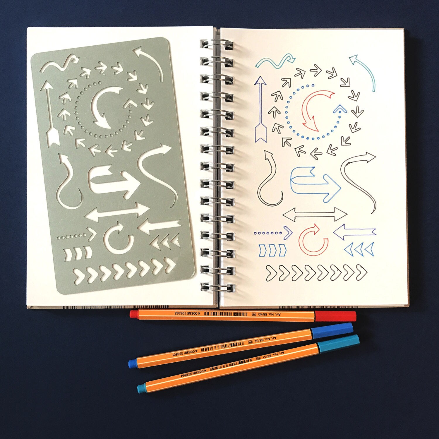 Planner Stencil Bullet Journal Stencil Arrows Stencil Etsy planner-stencil-bullet-journal-stencil-arrows-stencil-etsy