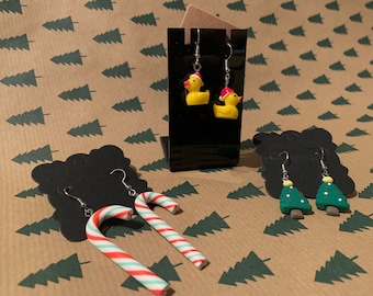 Christmas earrings