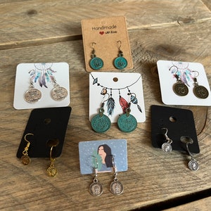 Coin earrings