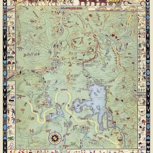 Carte de Yellowstone, 1931