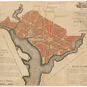 Plan of the City of Washington in the Territory of Columbia