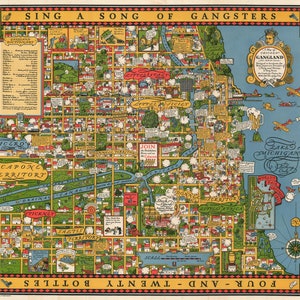 Carte du Gangland de Chicago