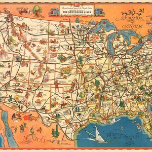 Un mapa de buen carácter de los Estados Unidos