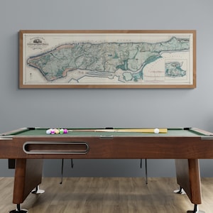 1865 Mapa topográfico de la ciudad de Nueva York...