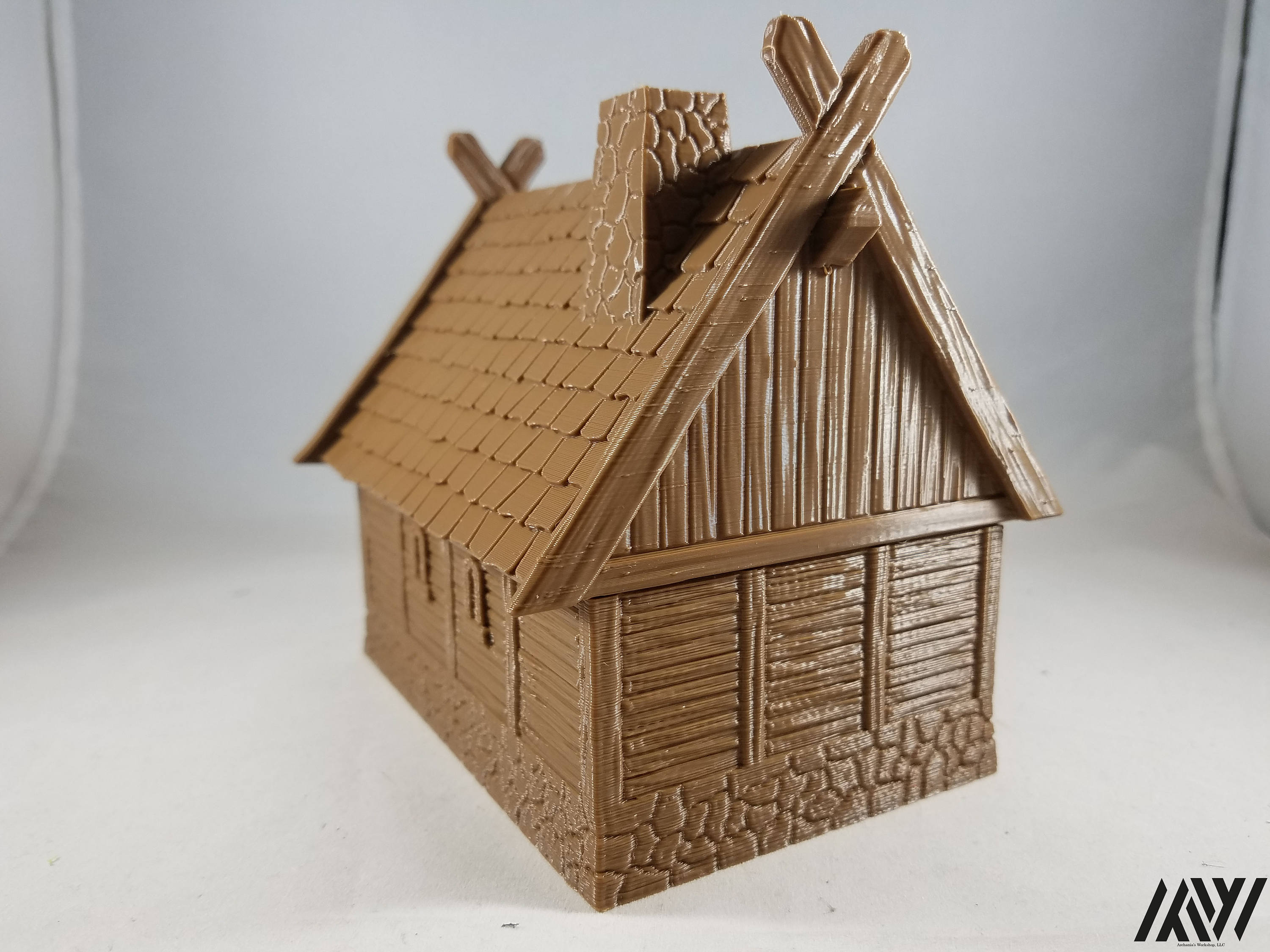 Small Viking House W/ Chimney Etsy