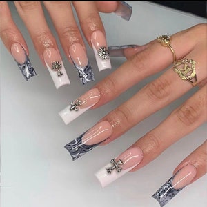 Gold Chanel Nail Stickers, Gelica Gels