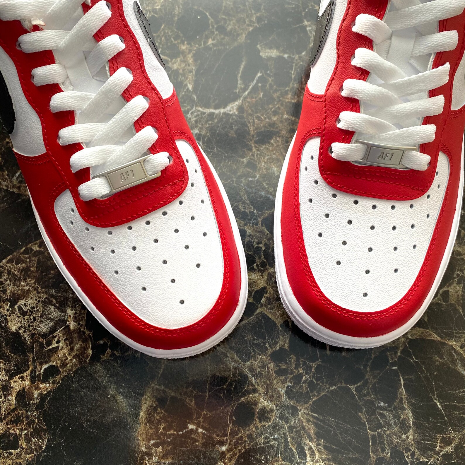 custom blood air force 1