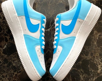 Nike Air Force 1 Baby Blue Customs