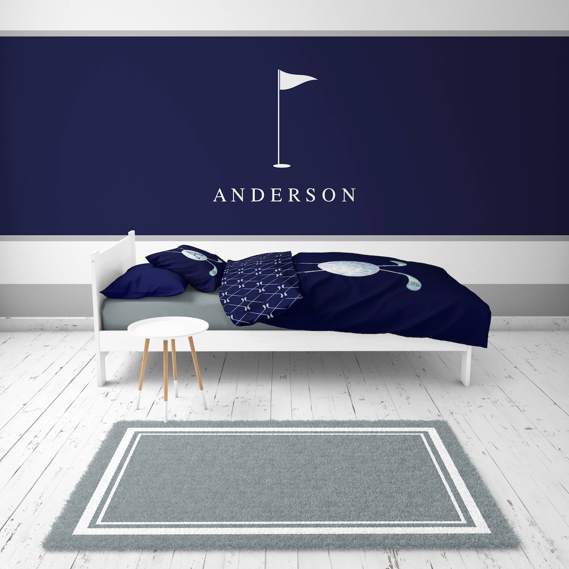 Golf Bedroom Decor Golf Bedding Personalized Golf Gifts - Etsy