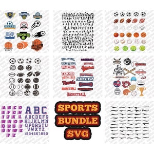 Football svg volleyball svg soccer svg Basketball svg Baseball svg Bundle Tennis SVG sports svg Baseball bundle svg Sports svg Sports bundle
