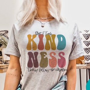 First I teach kindness then we follow the curriculum SVG PNG | Teacher Appreciation Digital Sublimation Design Download| Colorful School