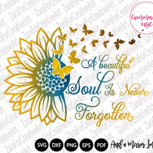 Duelo svg, pérdida svg, memorial svg, Muerte, En memoria de , Dolor, Un alma hermosa nunca se olvida svg, silueta , Recordando a mamá mamá