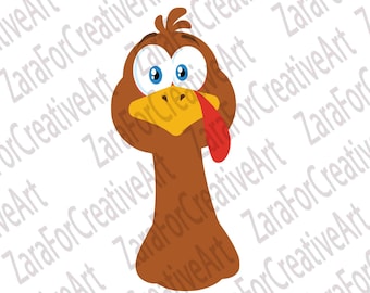 Turkey Face svg Thanksgiving Svg Turkey Clipart Turkey svg Turkey girl svg Turkey boy svg Fall Autumn SVG bow svgTurkey head svg Turkey Face