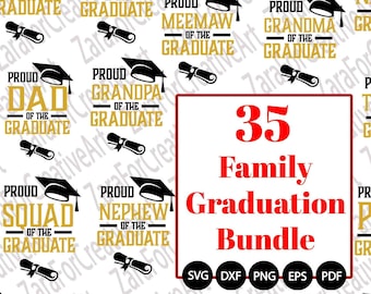 Mom mama dad of Graduate Family bundle SVG family matching  Silhouette Cameo Cricut Instant Download Mommy Daddy Grandma Sister mirror png