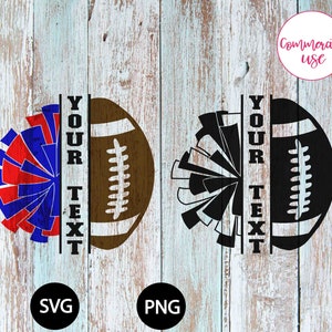 Cheer Mom SVG, Football Mom Svg, Cheerleader SVG Cut file, svg, png, Silhouette & Cricut, Download instantâneo, Personalize Cheer football team