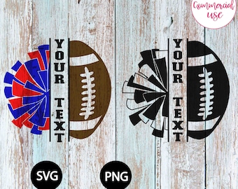 Cheer Mom SVG, Football Mom Svg, Cheerleader SVG Cut file ,svg, png, Silhouette & Cricut, Instant Download, Personalize Cheer football team