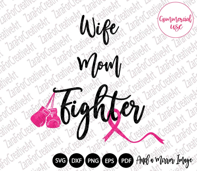 Download Wife Mom Fighter svg breast cancer svg breast cancer ...