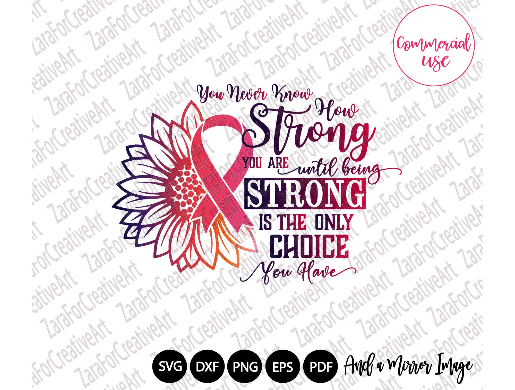 Breast Cancer Svg Breast Cancer Awareness SVG You Never Know - Etsy ...