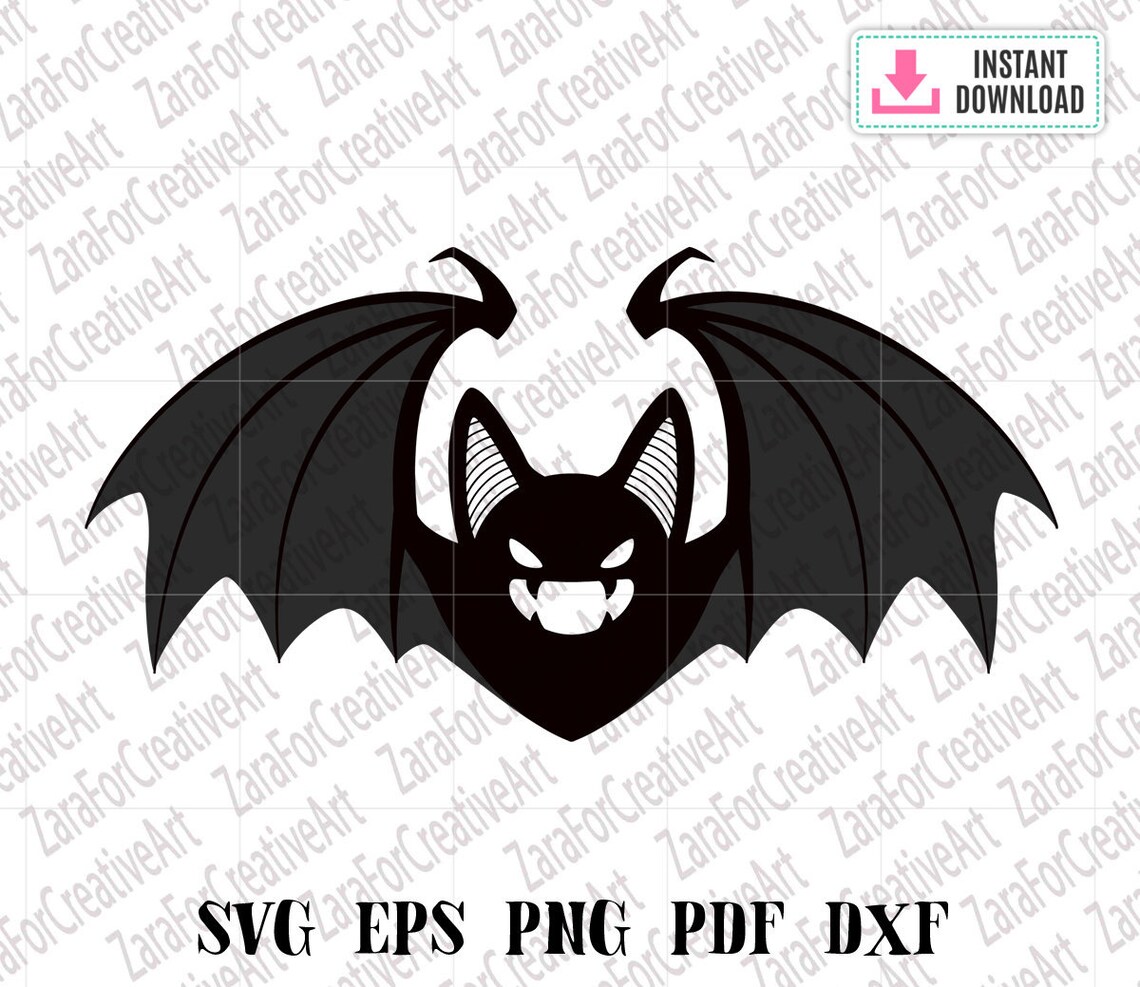 Halloween Svg Svg Files For Cricut Bat Svg Bat Halloween Svg Etsy