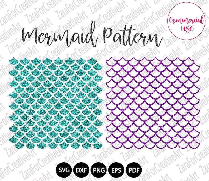 Free Free Mermaid Pattern Svg 819 SVG PNG EPS DXF File