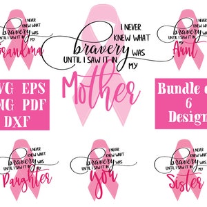 breast cancer svg bundle  breast cancer awareness SVG Pink svg breast cancer digital Pink Ribbon SVG Breast Cancer Ribbon SVG Breast Cancer