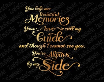 duelo svg, pérdida svg, memorial svg, muerte, dolor, archivo para silueta cricutada, cita de simpatía, recordar a un ser querido, recuerdos conmemorativos