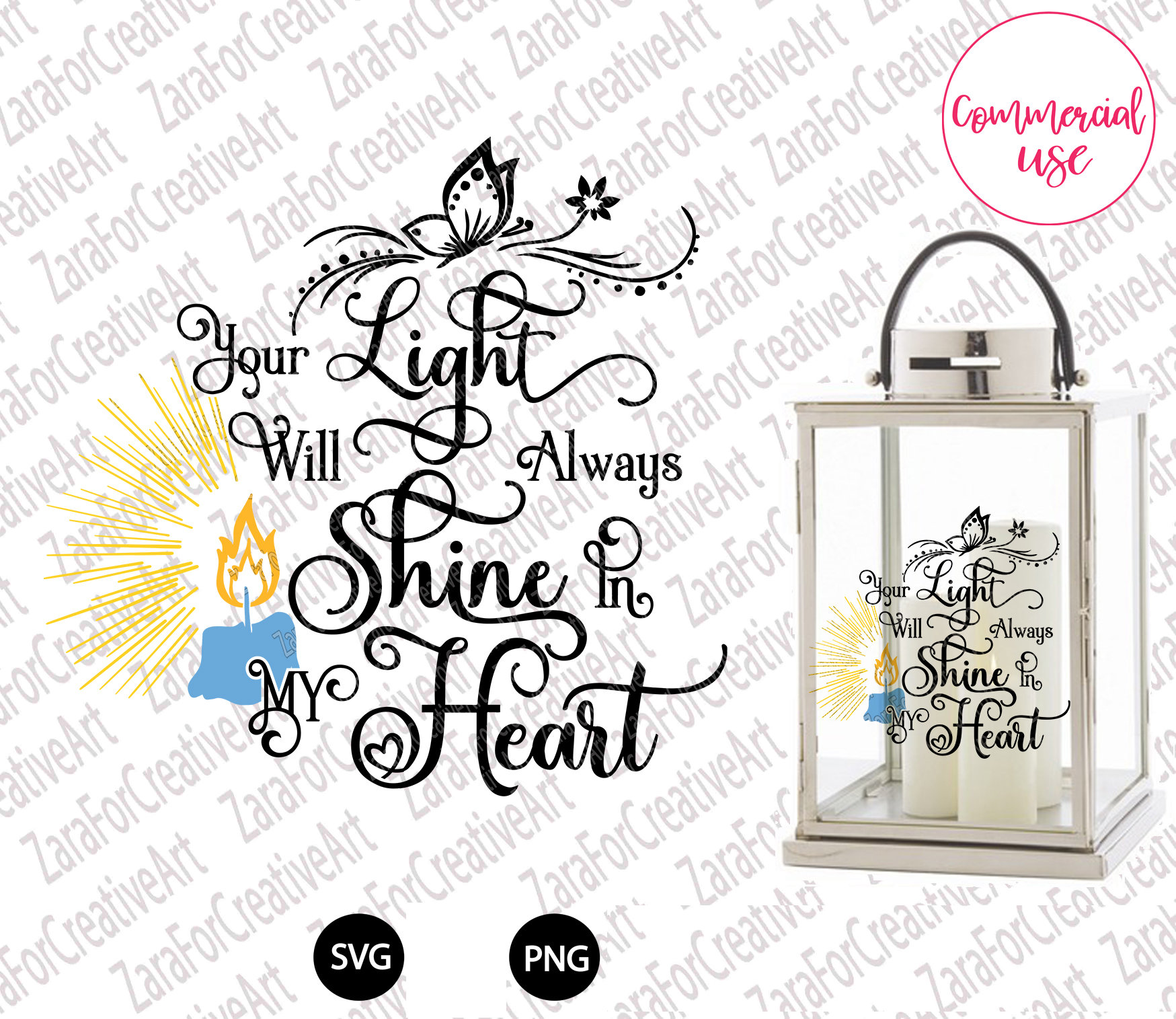 Trauer svg verlust svg memorial svg Death Grief Your Light Will Always ...